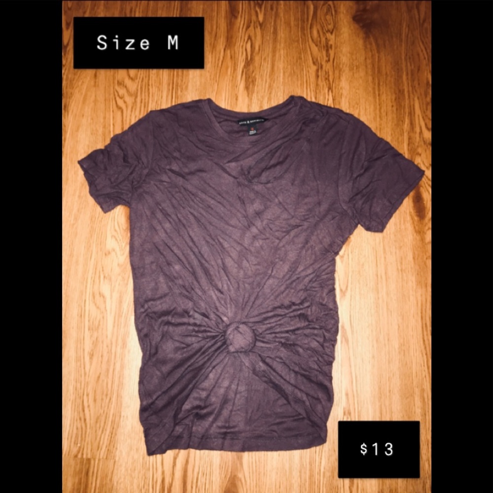 Semi cold shoulder T